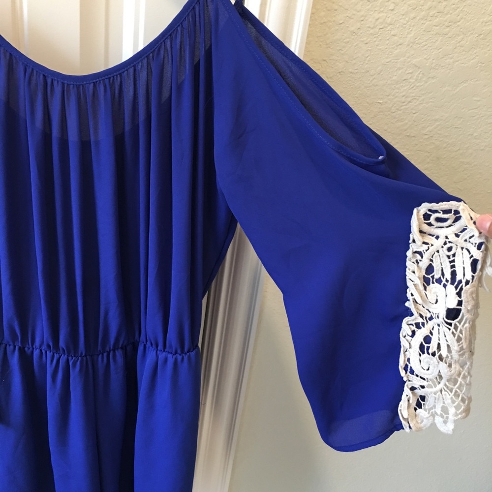 Blue romper